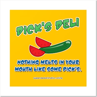 Dick's Melts In Your Mouth Posters and Art